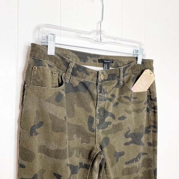 Forever 21 Camo Skinny Jeans Size 28 - Picture 2 of 6